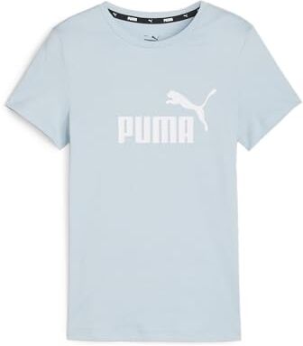 Puma Ess Logo Tee G, T-shirt Bambine e ragazze, Turquoise Surf, 152