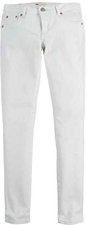 Levis Lvg 710 Super Skinny Jeans Bambine e Ragazze, Bianco (White), 4 anni