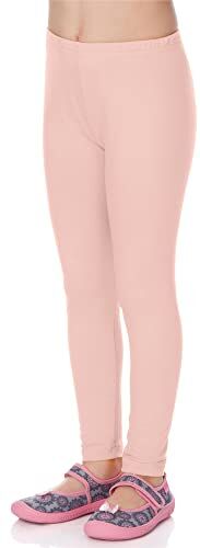 Merry Style Leggings Lunghi Bambina e Ragazza MS10-130(Rosa Cipria, 128 cm)