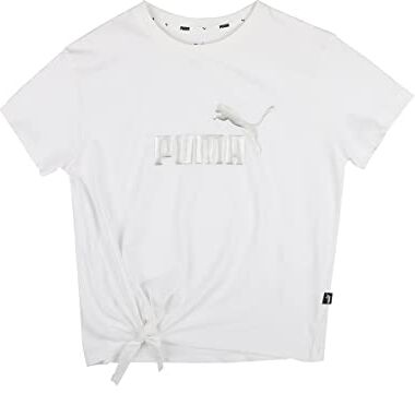 Puma T-Shirt da Ragazza Ess+ Logo Annodato G Tee