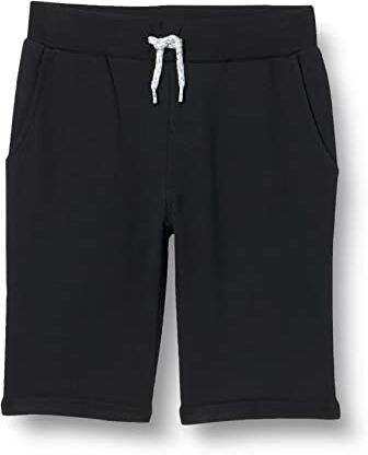 NAME IT Nkmvermo Long Swe Shorts Unb F Noos, Pantaloncini Bambini e ragazzi, Nero, 176