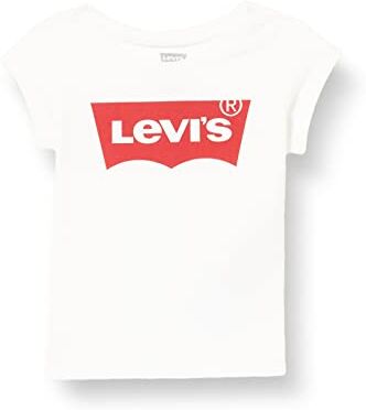 Levis Lvg SS Batwing A Line Tee Bimba, Red / White, 24 Mesi