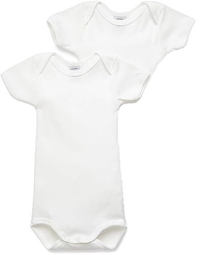 Petit Bateau , Body a righe a maniche corte (Pacco da 2) Unisex Bimbi 0-24, Variante 1, 6 mesi