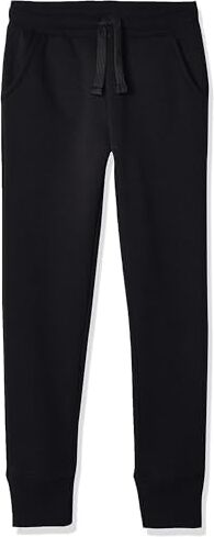 Amazon Essentials Joggers Bambine e Ragazze, Nero, 11-12 Anni