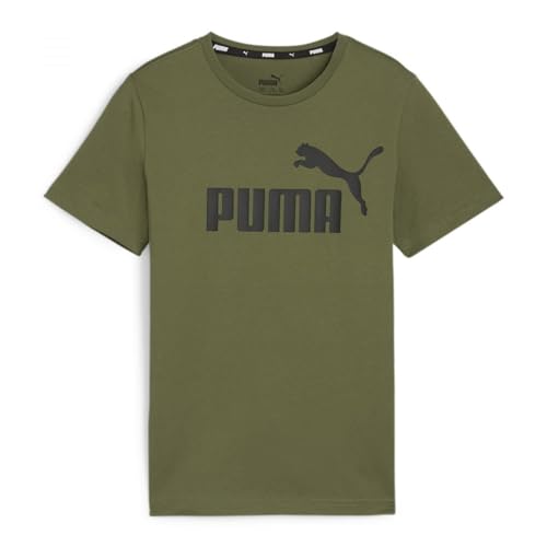 Puma Ess Logo Tee B, Bambini e Ragazzi, Verde Oliva, 164