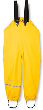 CareTec Rain Overall PU w/o fleece, Pantaloni Impermeabili Unisex Bambini e ragazzi, Giallo Yellow (324), 98