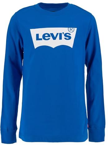 Levis Lvb L/S Batwing Tee, Maglia a maniche lunghe Bambini e ragazzi, Blu (Skydiver), 14 anni