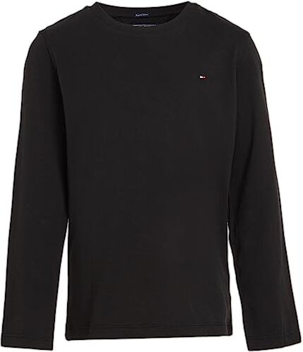 Tommy Hilfiger Boys Basic Cn Knit L/S Maglietta, Meteorite, 3 anni Bambini e ragazzi