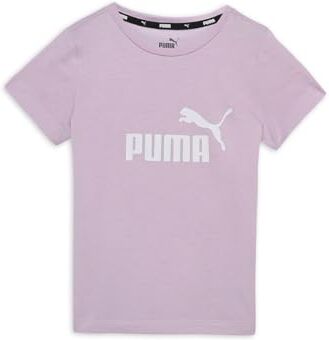 Puma Ess Logo Tee G, T-shirt Bambine e ragazze, Grape Mist, 164