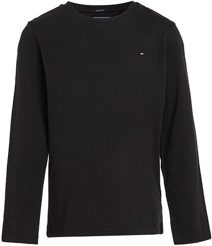 Tommy Hilfiger Boys Basic Cn Knit L/S Maglietta, Meteorite, 6 anni Bambini e ragazzi