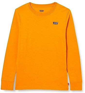 Levis Lvb L/S Batwing Chesthit Tee, Maglietta Bambini e ragazzi, Arancione (Cathay Spice), 16 anni