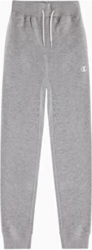 Champion Legacy Basics-PRO Jersey Rib Cuff Pantaloni da Tuta, Grigio Melange, 13-14 Anni Bambino