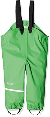 CareTec Rain Overall PU w/o fleece, Pantaloni Impermeabili Unisex Bambini e ragazzi, Verde Green (974), 86