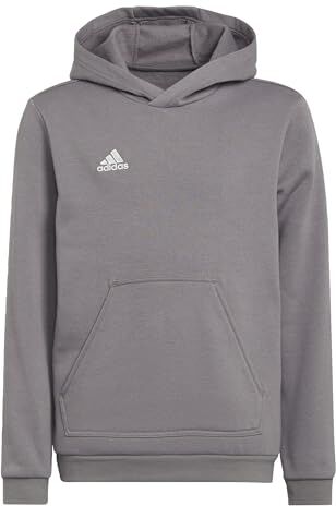 Adidas H57515 ENT22 Hoody Y Felpa unisex per bambini Team Grey Four 910A,140 (9-10 anni)