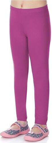 Merry Style Leggings Lunghi Bambina e Ragazza MS10-130 (Fucsia-2, 122 cm)