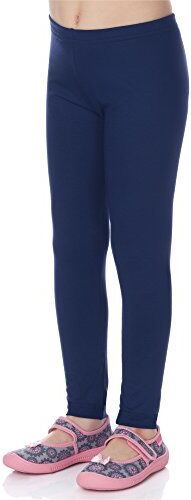 Merry Style Leggings Lunghi Bambina e Ragazza MS10-130 (Blu Marino, 110 cm)