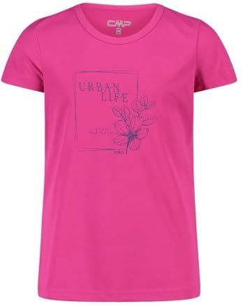 CMP T-Shirt Maglietta, Fuxia, 140 Unisex-Bambini e Ragazzi