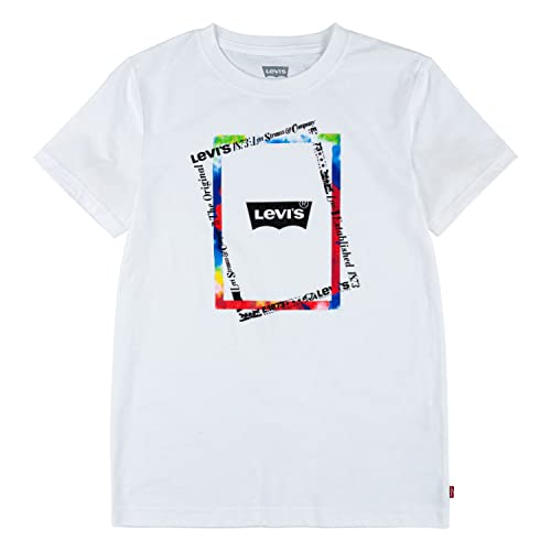 Levis Lvb Short Sleeve Graphic Tee Shirt Bambini e Ragazzi, Bianco, 16 anni