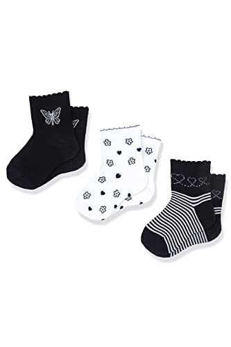 Chicco Set calze corte in cotone, Calze Unisex Bambini e Ragazzi, Bianco, 5-6 anni (pacco da 3)