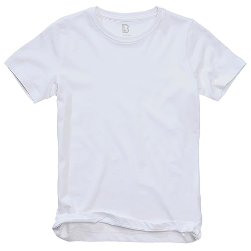 Brandit Kids T-Shirt, T-shirt Unisex Bambini e Ragazzi, Bianco (White), S 122