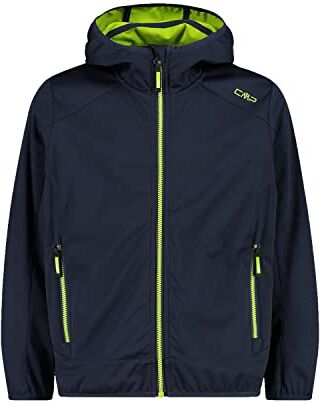 CMP Giacca Softshell Boys, b.blue-limegreen, EU 128