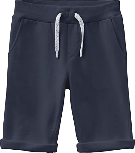 NAME IT Nkmvermo Long Swe Shorts Unb F Noos, Pantaloncini Bambini e ragazzi, Blu (Dark Sapphire), 110