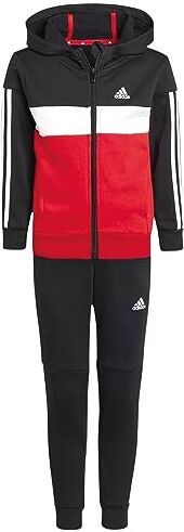 Adidas Unisex kids Tiberio 3-Stripes Colorblock Fleece Kids Tracksuit