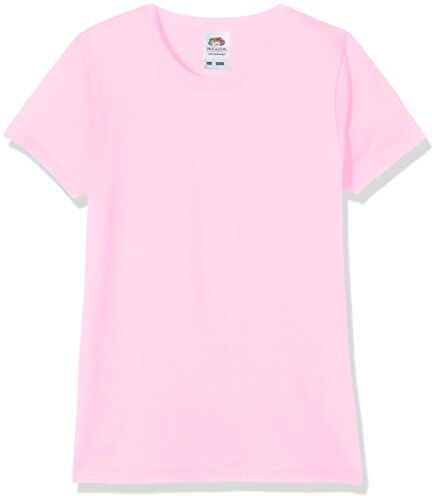 Fruit of the Loom Valueweight, T-Shirt Bambina, Rosa (Light Pink 52), 5-6 anni (Dimensioni Produttore:26)