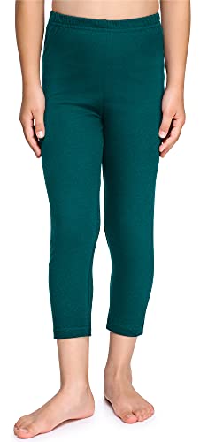 Merry Style Leggings 3/4 Bambina e Ragazza MS10-226 (Verde Smeraldo,122)