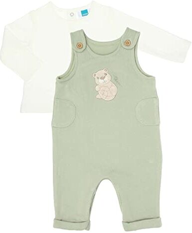 THUN Set t-shirt e salopette OVS con castoro 3-6 mesi