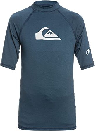 Quiksilver Rash Vest UPF 50 a maniche lunghe ALL TIME Jungen 8-16 L/14