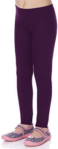 Merry Style Leggings Lunghi Bambina e Ragazza MS10-130(Prugna, 158 cm)