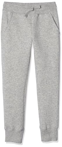 Amazon Essentials Joggers Bambine e Ragazze, Grigio Chiaro Puntinato, 6-7 Anni