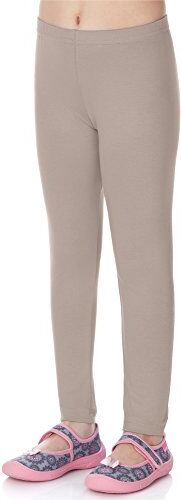 Merry Style Leggings Lunghi Bambina e Ragazza MS10-130 (Caffelatte, 128 cm)