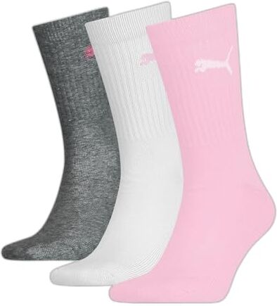 Puma Crew, Calzini Unisex Bambini e ragazzi, Rosa, 27-30