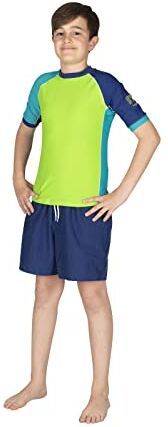 Mares Seaside Shield Youth; Maglia Protettiva a Maniche Corte Ragazzi, Lime, XS