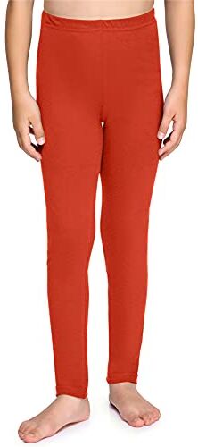 Merry Style Leggings Lunghi Bambina e Ragazza MS10-225 (Arancione,146)