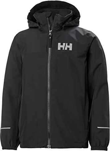 Helly Hansen Junior Unisex Giacca Impermeabile Juell, 16, Nero