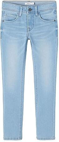 NAME IT Nkmsilas Xslim Jeans 2002-tx Noos Jeans, Blu (Light Blue Denim), 116 Bambini e ragazzi