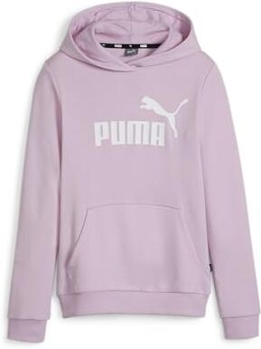 Puma Felpa con Cappuccio con Logo Ess TR G, Sudore Bambina, Nebbia D'uva, 164