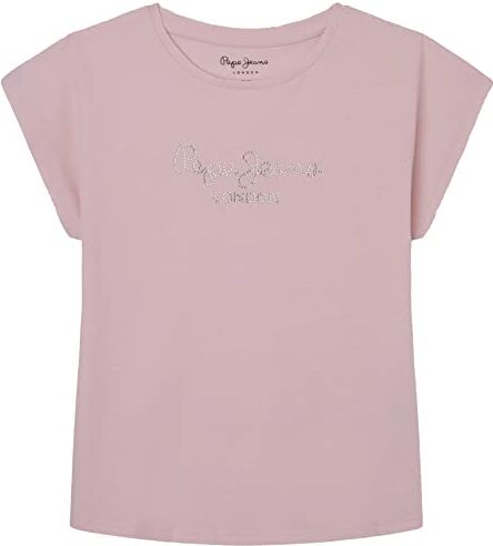 Pepe Jeans Nuria, T-Shirt, Bambine e ragazze, Rosa (Soft Pink), 14 anni