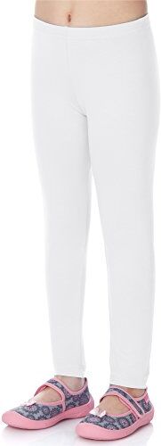 Merry Style Leggings Lunghi Bambina e Ragazza MS10-130 (Bianco, 146 cm)