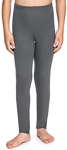 Merry Style Leggings Lunghi Bambina e Ragazza MS10-225 (Grigio, 122 cm)