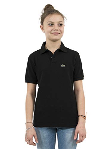 Lacoste PJ2909 Polo, Black, 12 Anni Unisex-Bambini e Ragazzi