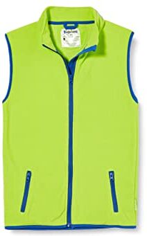 Playshoes Gilet in pile, Piano da esterno Unisex Bambini e ragazzi, verde, 104