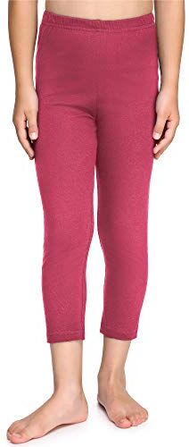 Merry Style Leggings 3/4 Bambina e Ragazza MS10-226(Rosa, 110 cm)