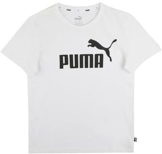 Puma Ess Logo Tee B, Maglietta Boy's, White, 140