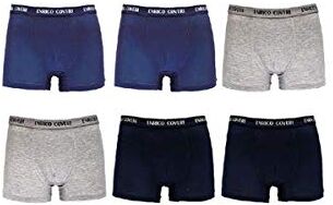 Coveri Boxer Ragazzo Offerta 6 E 12 Pezzi Boxer Ragazzo in Cotone, Boxer Bambino Teen (EB4000 12 Pezzi Ass. 4 Blu Notte- 4 Jeans- 4 Grigio Chiaro, 15_Years)