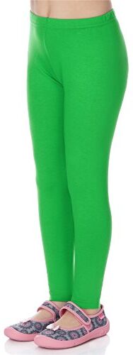 Merry Style Leggings Lunghi Bambina e Ragazza MS10-130 (Verde, 158 cm)