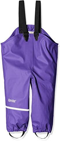 CareTec Rain Overall PU w/o fleece, Pantaloni Impermeabili Bambine e ragazze, Viola Purple (633), 104